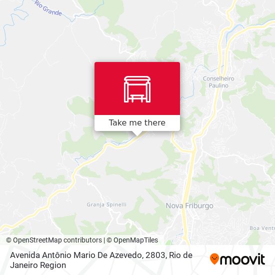 Avenida Antônio Mario De Azevedo, 2803 map