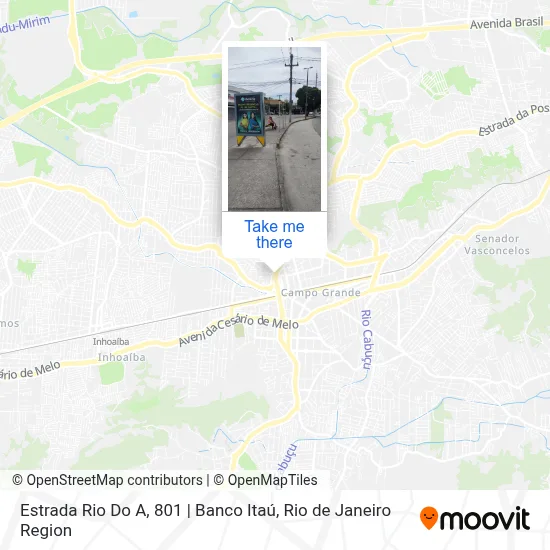 Estrada Rio Do A, 801 | Banco Itaú map