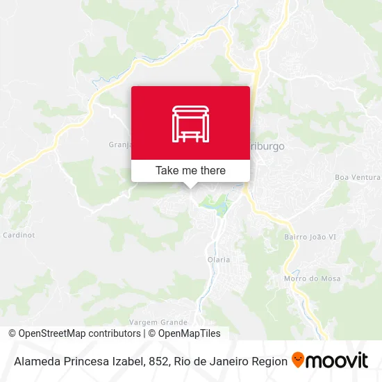 Alameda Princesa Izabel, 852 map