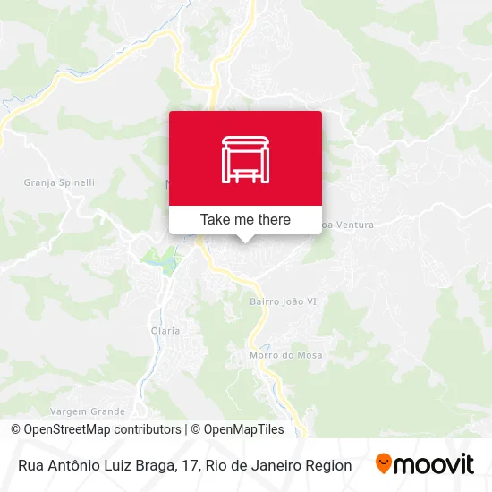 Rua Antônio Luiz Braga, 17 map