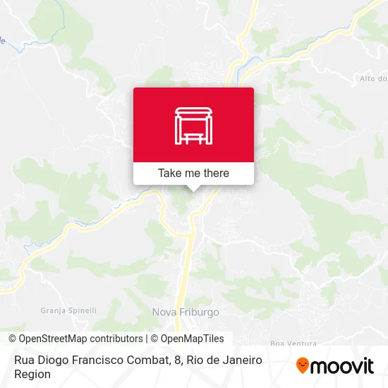 Rua Diogo Francisco Combat, 8 map