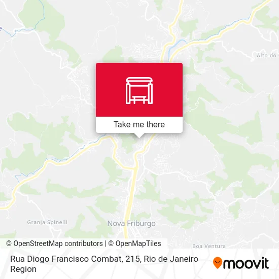 Rua Diogo Francisco Combat, 215 map
