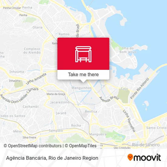 Agência Bancária map