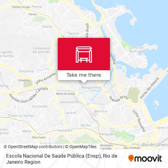 Escola Nacional De Saúde Pública (Ensp) map