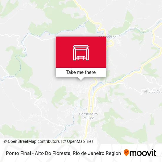 Ponto Final - Alto Do Floresta map