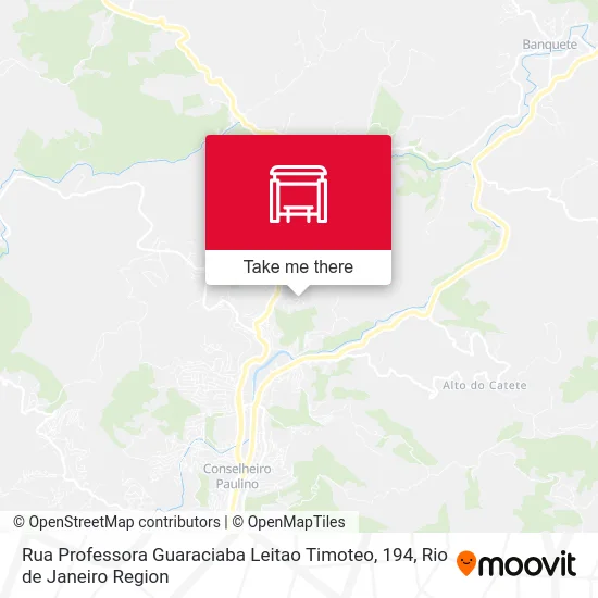 Rua Professora Guaraciaba Leitao Timoteo, 194 map