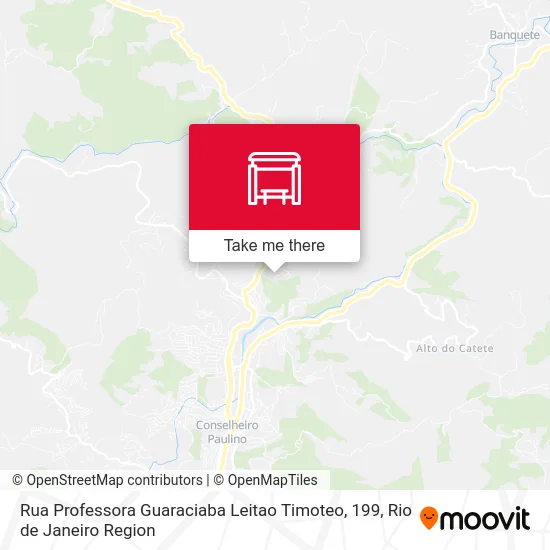 Rua Professora Guaraciaba Leitao Timoteo, 199 map