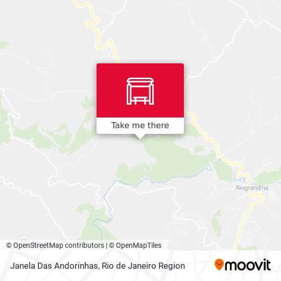 Janela Das Andorinhas map