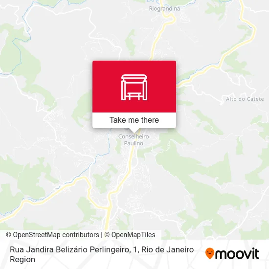 Rua Jandira Belizário Perlingeiro, 1 map