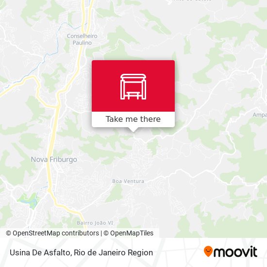 Usina De Asfalto map