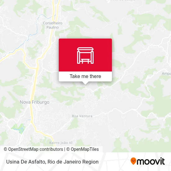 Usina De Asfalto map