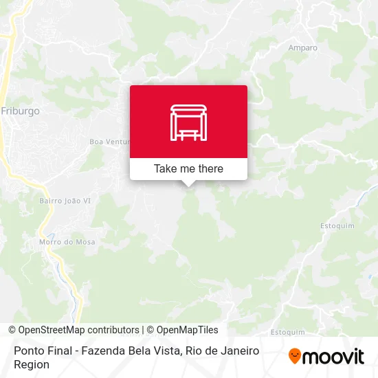 Ponto Final - Fazenda Bela Vista map