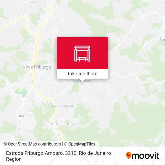 Estrada Friburgo-Amparo, 3310 map