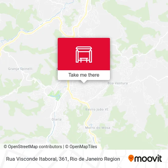 Rua Visconde Itaboral, 361 map