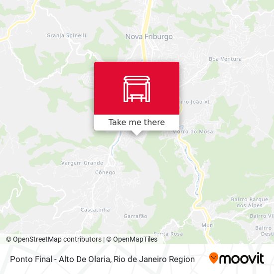 Ponto Final - Alto De Olaria map