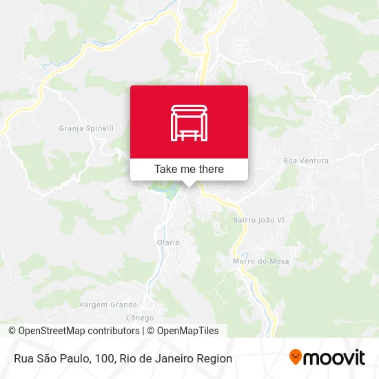 Rua São Paulo, 100 map