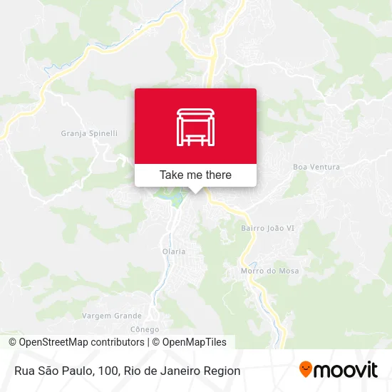 Rua São Paulo, 100 map