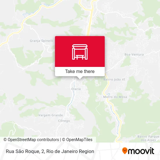 Rua São Roque, 2 map