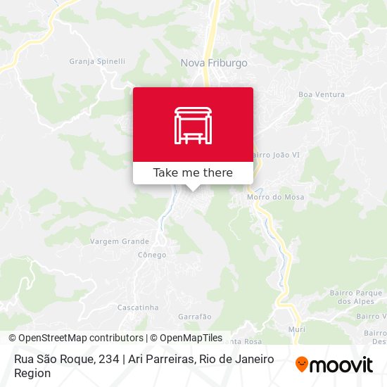 Rua São Roque, 234 | Ari Parreiras map
