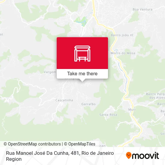 Rua Manoel José Da Cunha, 481 map