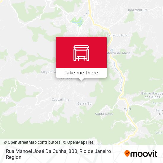 Rua Manoel José Da Cunha, 800 map