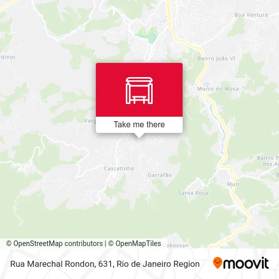 Rua Marechal Rondon, 631 map