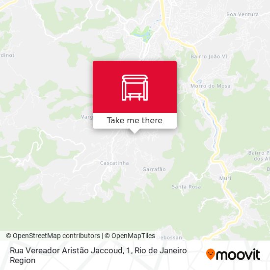 Rua Vereador Aristão Jaccoud, 1 map