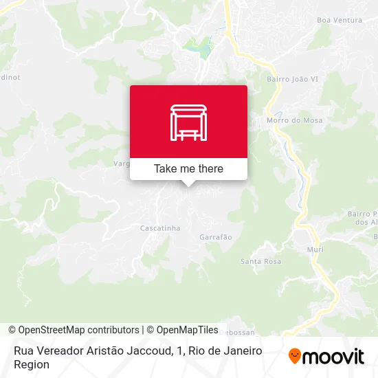 Rua Vereador Aristão Jaccoud, 1 map