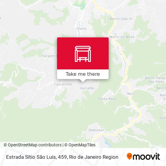 Estrada Sítio São Luís, 459 map