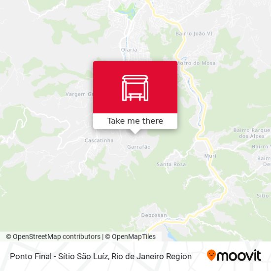 Ponto Final - Sítio São Luíz map