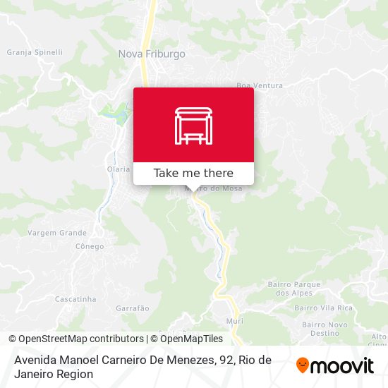 Mapa Avenida Manoel Carneiro De Menezes, 92