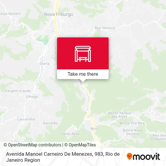 Avenida Manoel Carneiro De Menezes, 983 map