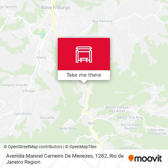 Avenida Manoel Carneiro De Menezes, 1282 map