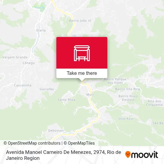 Avenida Manoel Carneiro De Menezes, 2974 map