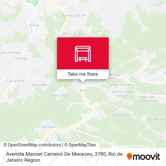 Avenida Manoel Carneiro De Menezes, 3780 map