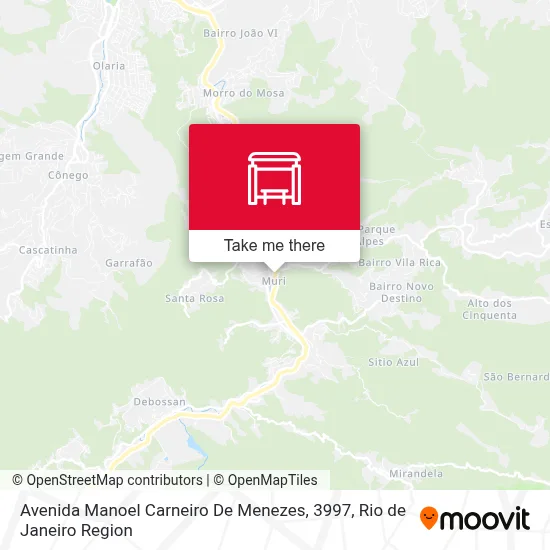 Avenida Manoel Carneiro De Menezes, 3997 map