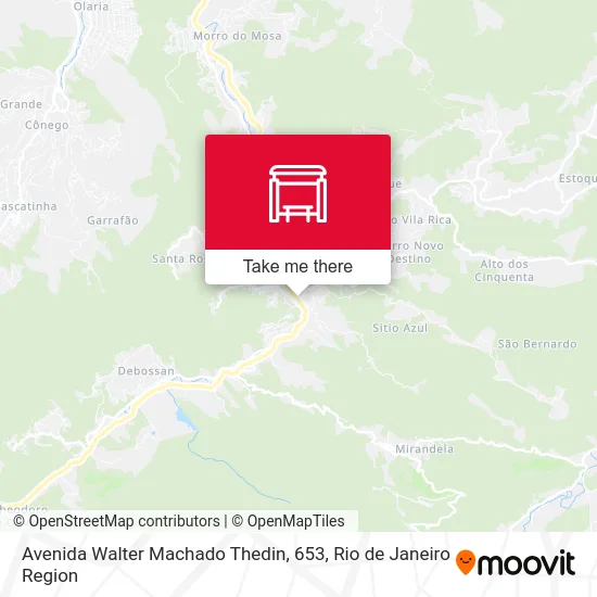 Avenida Walter Machado Thedin, 653 map