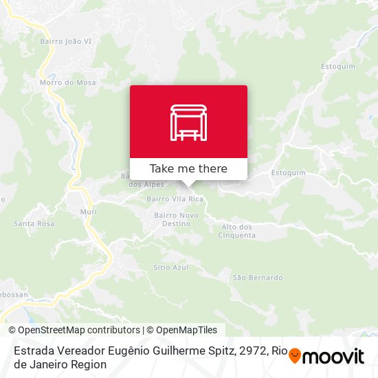 Estrada Vereador Eugênio Guilherme Spitz, 2972 map