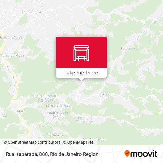 Rua Itaberaba, 888 map