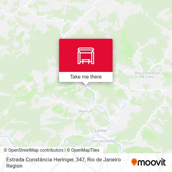 Estrada Constância Heringer, 347 map