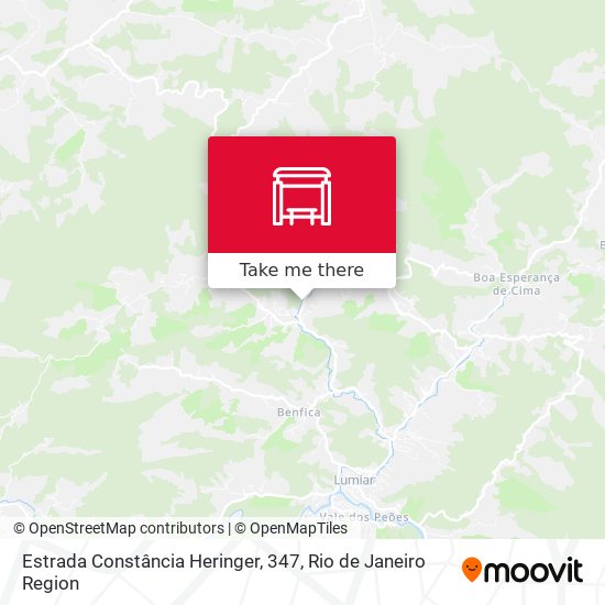 Estrada Constância Heringer, 347 map