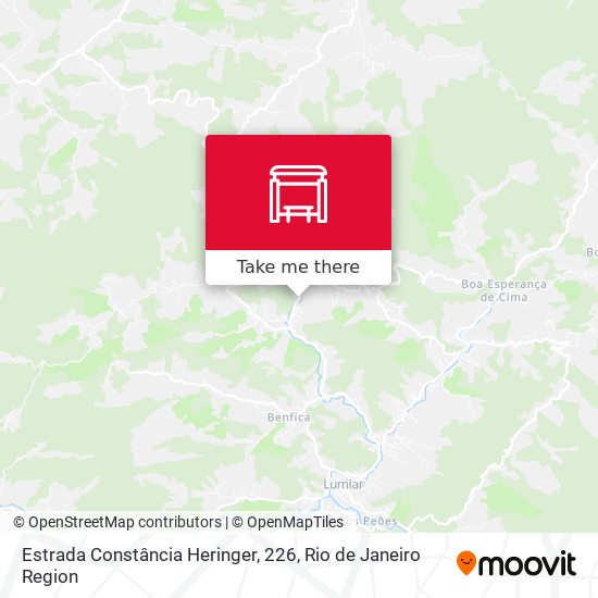 Estrada Constância Heringer, 226 map