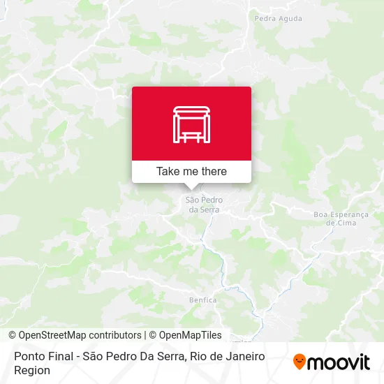 Ponto Final - São Pedro Da Serra map