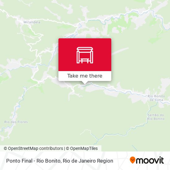 Ponto Final - Rio Bonito map