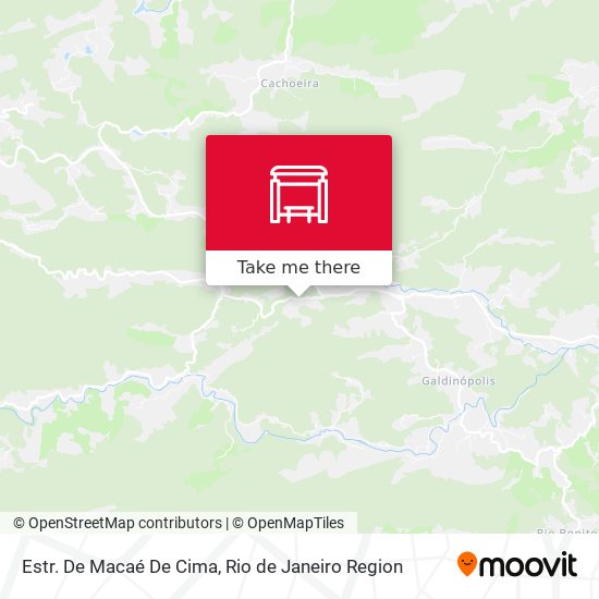Estr. De Macaé De Cima map