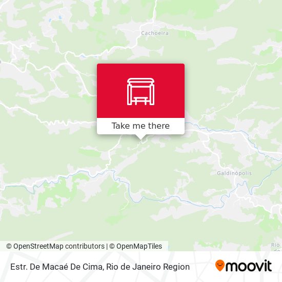 Estr. De Macaé De Cima map