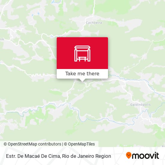 Estr. De Macaé De Cima map