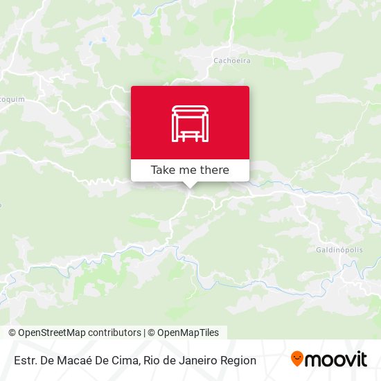 Estr. De Macaé De Cima map