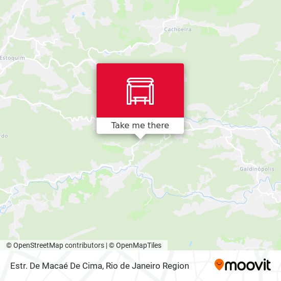 Estr. De Macaé De Cima map
