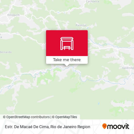 Estr. De Macaé De Cima map
